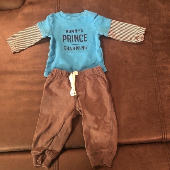 MOMMY’S Prince Charming Carter’s Outfit - Picture 1 of 8